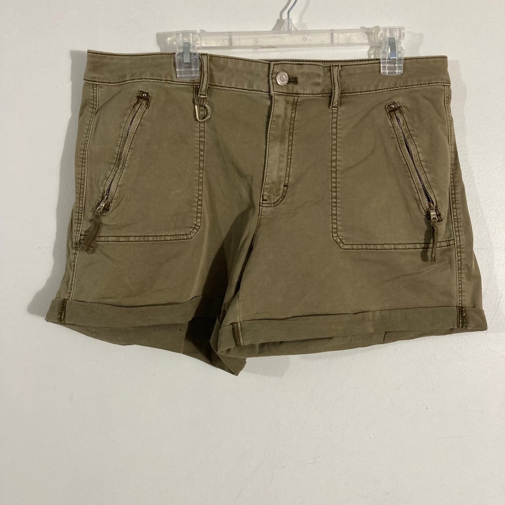 White House Black Market Pret-A-Play Shorts Womens 14 Brown  Utility